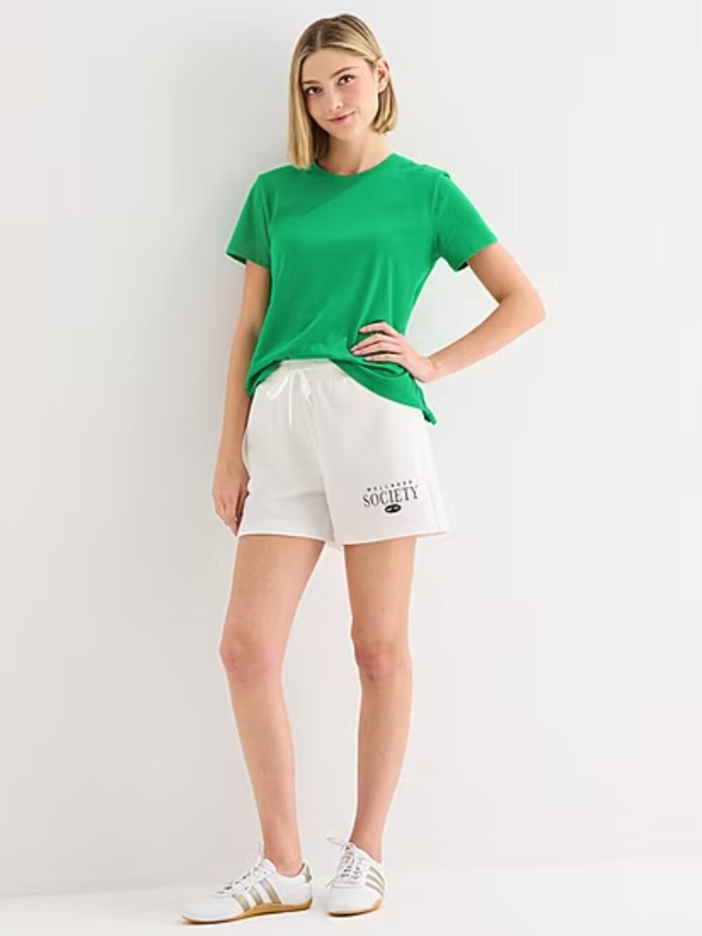 NWT XERSION WOMANS Cotton crew neck short sleeve t shirt,color green jelly bean - Picture 3 of 13